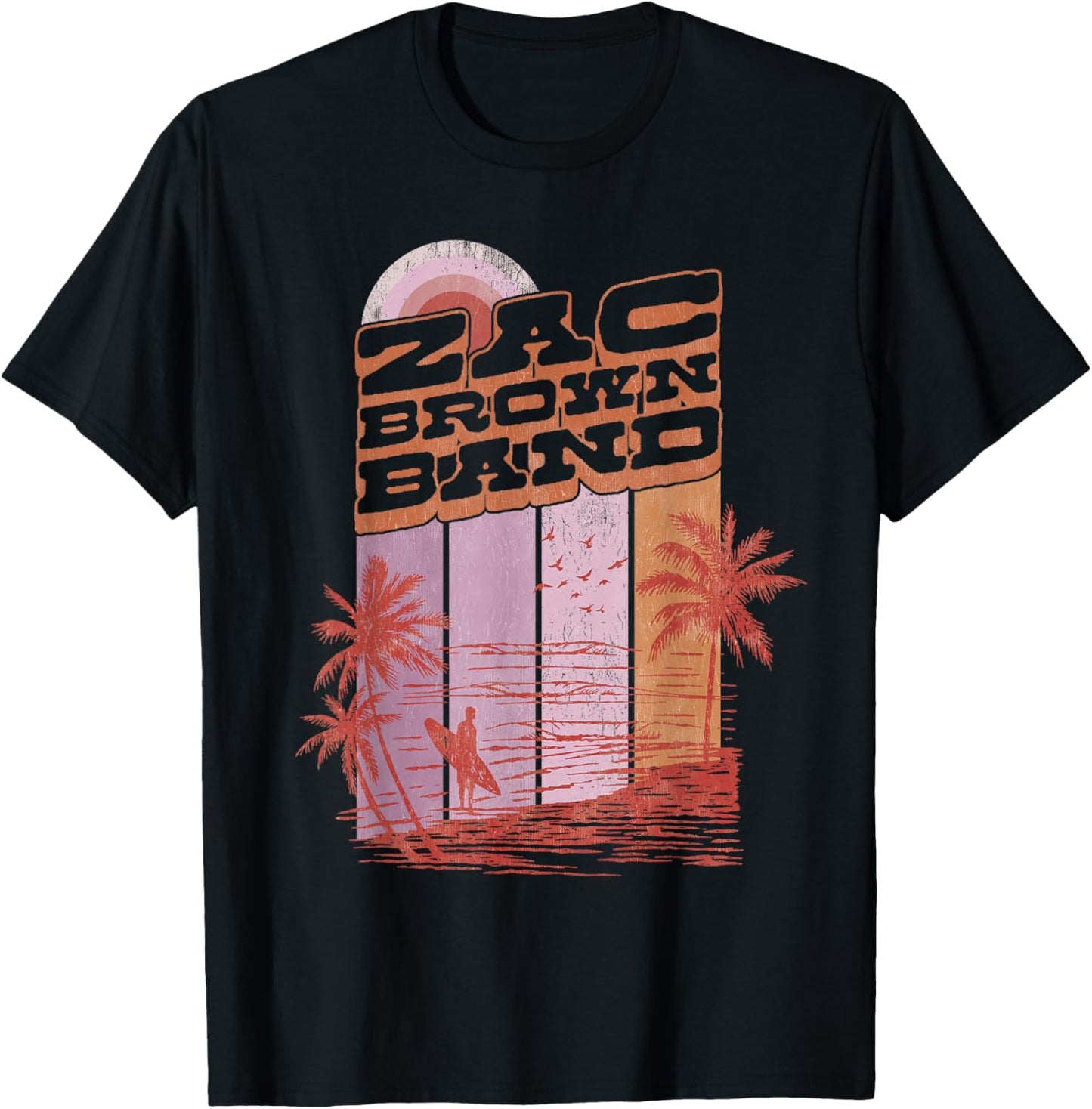 Red Surfer T-Shirt - T-Shirt | Black