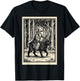 Wizard Riding Cat T-Shirt - T-Shirt | Black