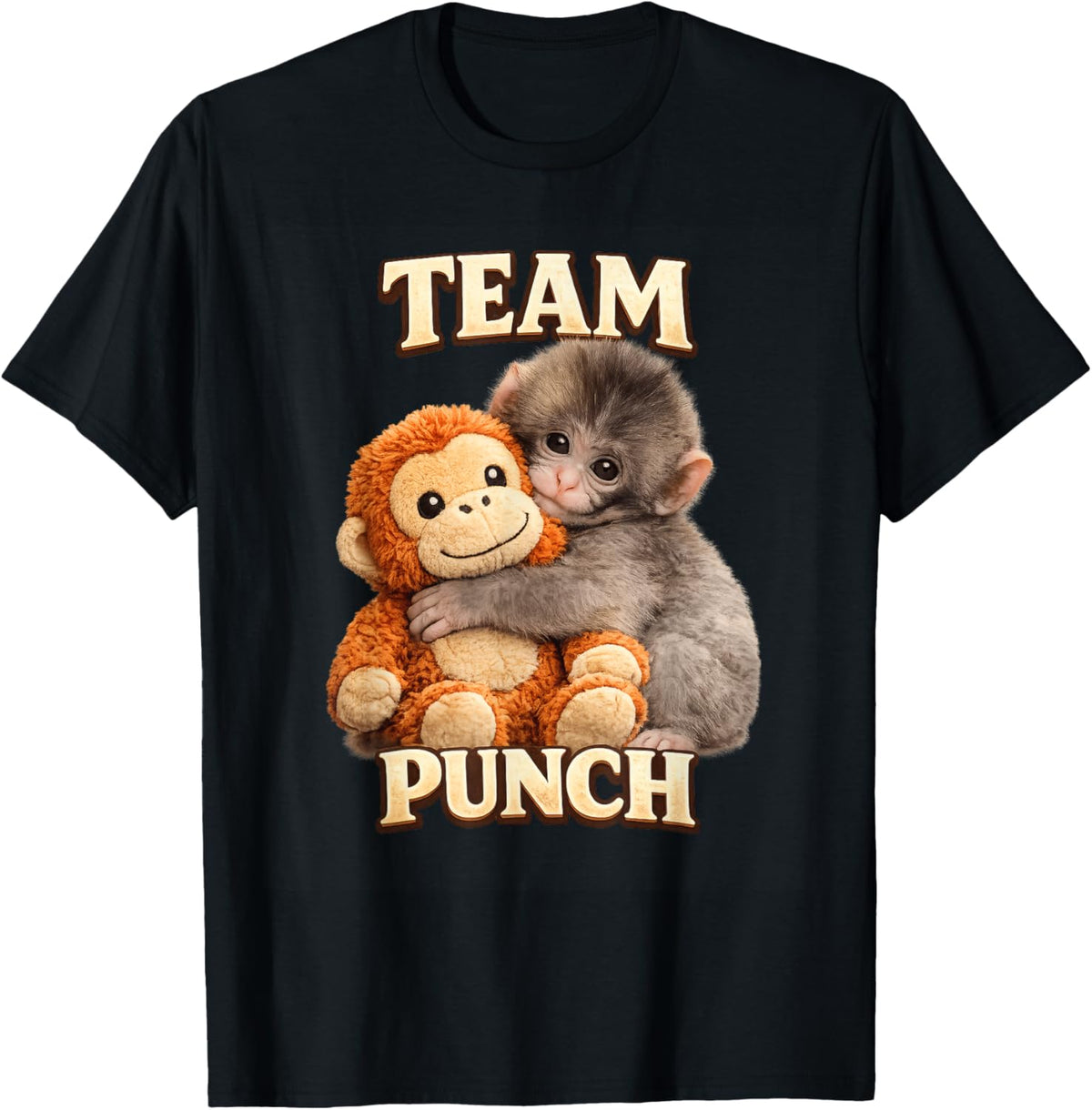 Monkey Team Punch T-Shirt - T-Shirt | Black