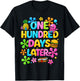 One Hundred Days Later 100 Days of School Teacher Kid T-Shirt - T-Shirt | Black
