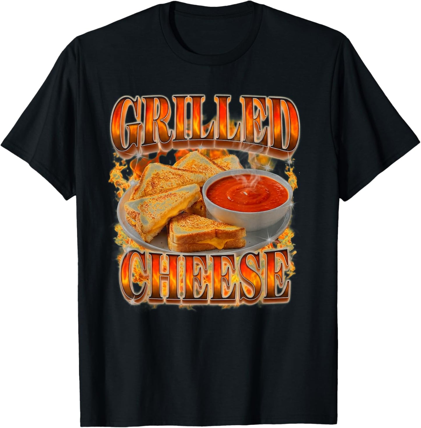 Grilled Cheese Grilled Cheese Sandwich Maker T-Shirt - T-Shirt | Black