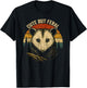 Cute But Feral Angry Opossum Vintage Animal Funny Possum T-Shirt - T-Shirt | Black