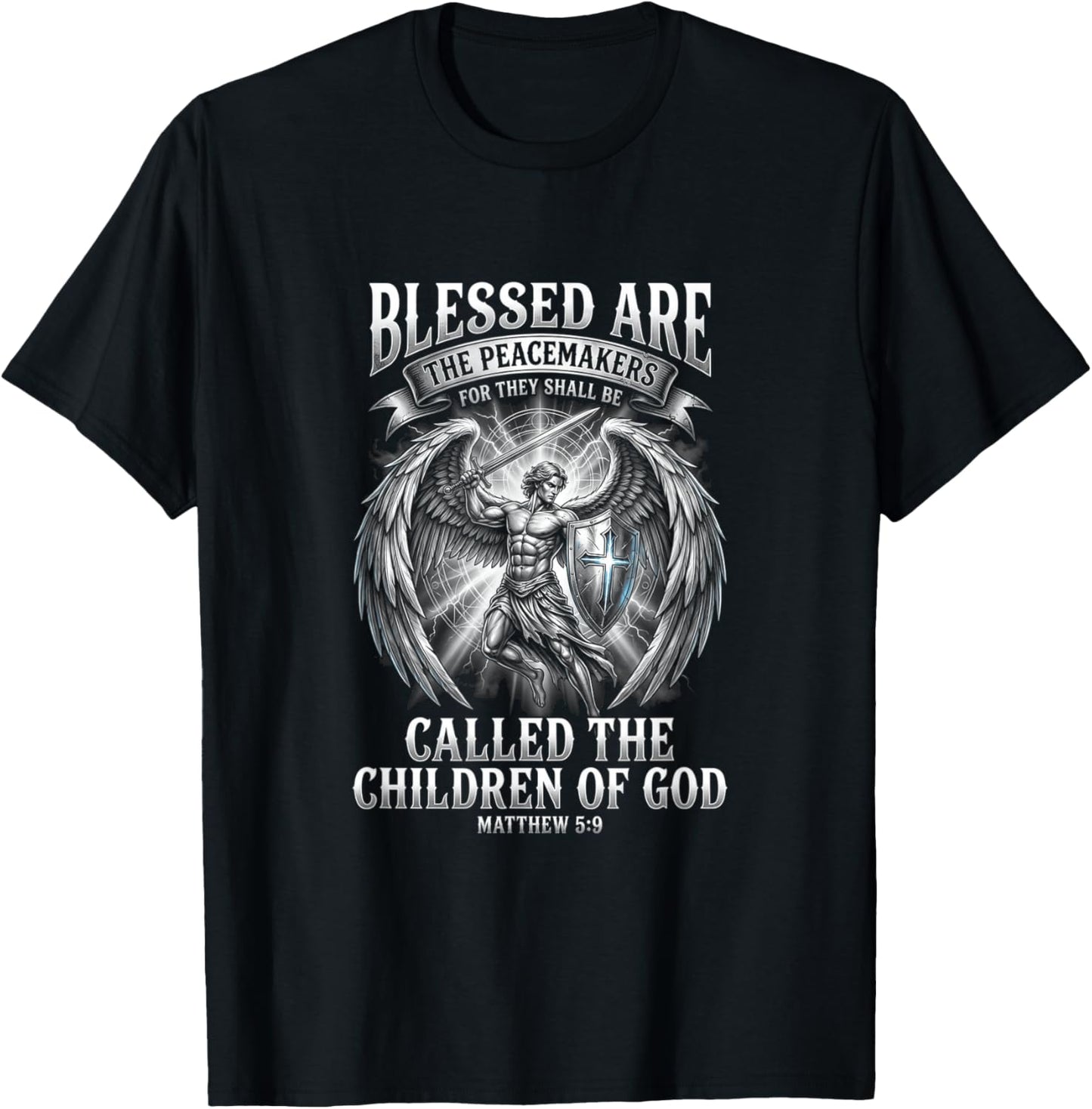 Blessed are The Peacemakers T-Shirt - T-Shirt | Black