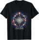 Cosmic Diwali Mandala, Meditation,Spiritual, Festive T-Shirt - T-Shirt | Black