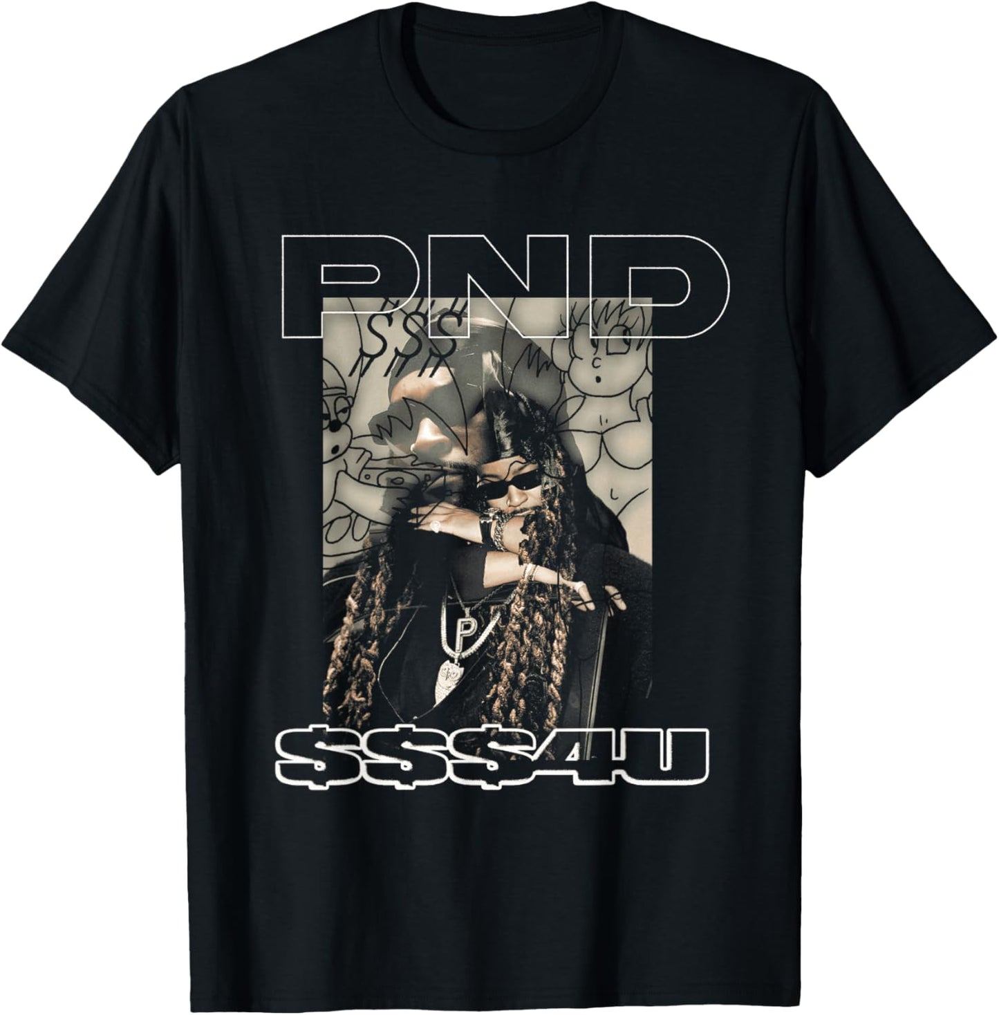 PARTYNEXTDOOR Photo Graphic T-Shirt - T-Shirt | Black