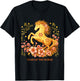 Happy Chinese Lunar New Year 2026 Year of The Horse T-Shirt - T-Shirt | Black