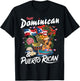 Puerto Rican & Dominican Flag Idea for Kids Dominican Roots T-Shirt - T-Shirt | Black