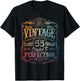 Vintage 1971 Limited Edition Shirt 55 Year Old 55th Birthday T-Shirt - T-Shirt | Black