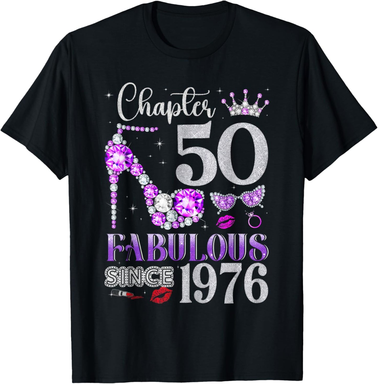 50th Birthday Women T-Shirt - T-Shirt | Black