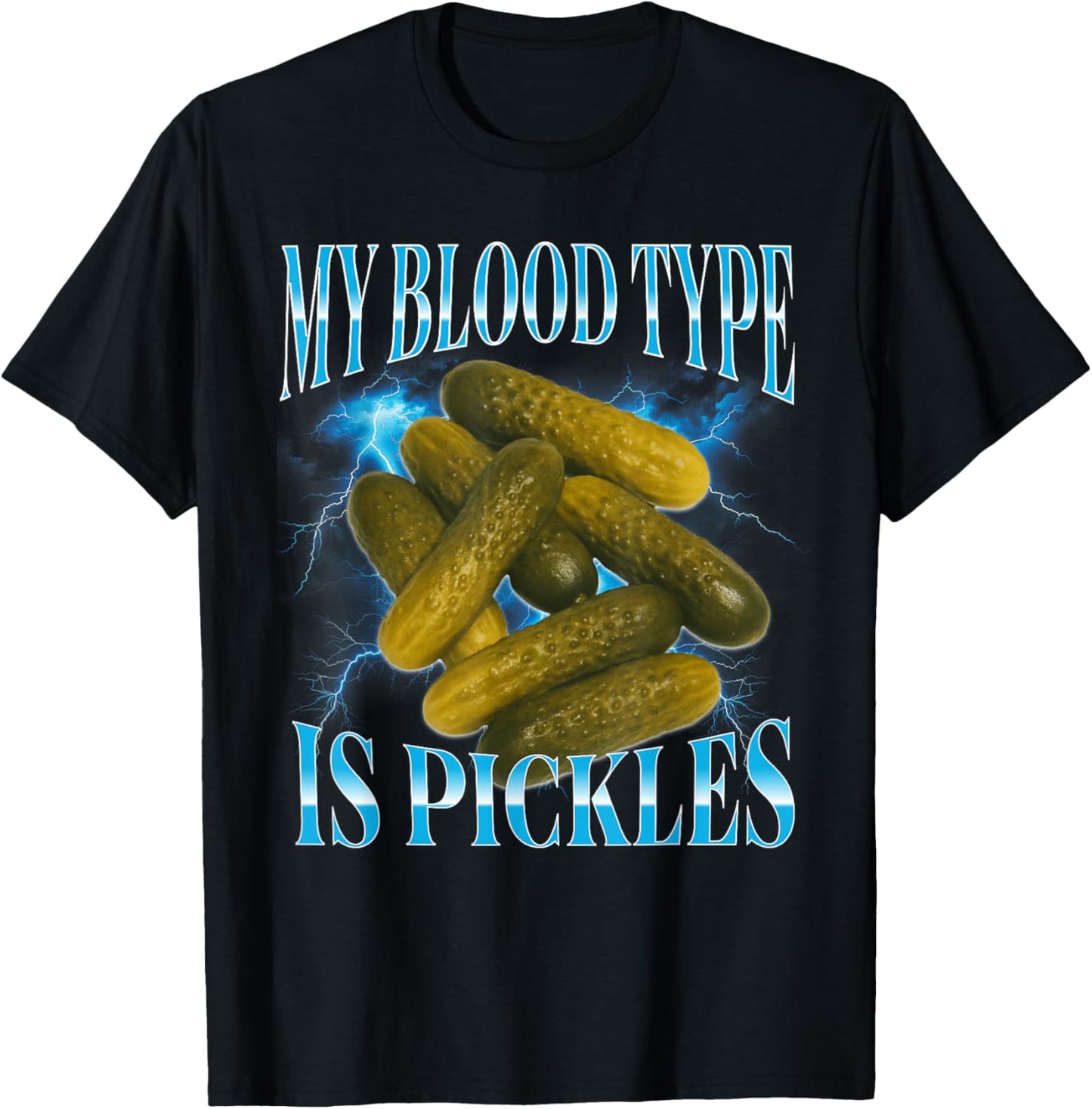 Funny Cringe Pickles Pickle Lover T-Shirt - T-Shirt | Black