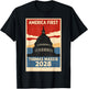 Pon Paul Thomas Massie Election 2028 President America First T-Shirt - T-Shirt | Black