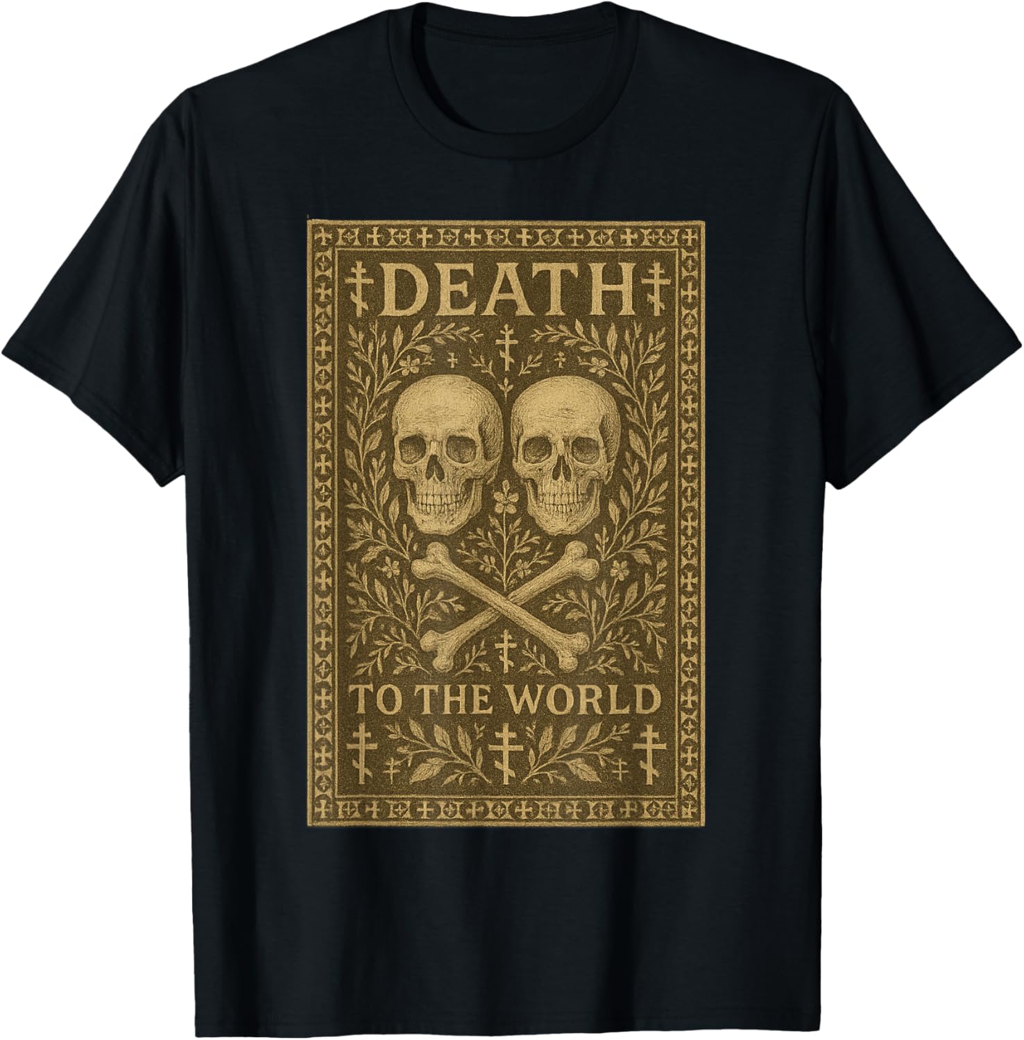 Death to The World Orthodox Church T-Shirt - T-Shirt | Black