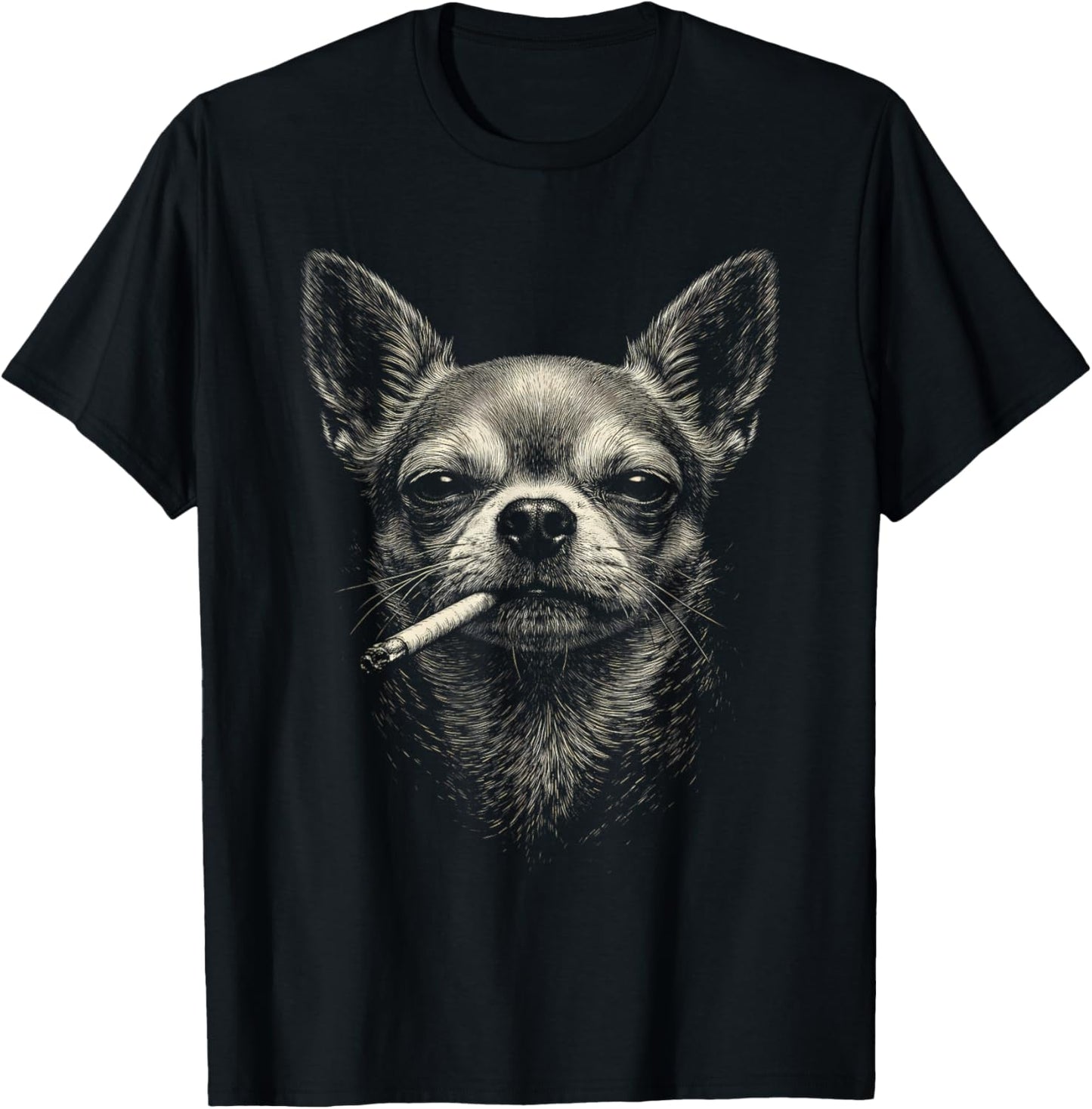Dog Smoking Cigarette Funny Chihuahua Meme Got That Dog Men T-Shirt - T-Shirt | Black