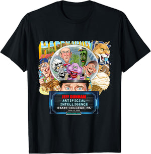 Jeff Dunham State College, PA (2026) T-Shirt - T-Shirt | Black