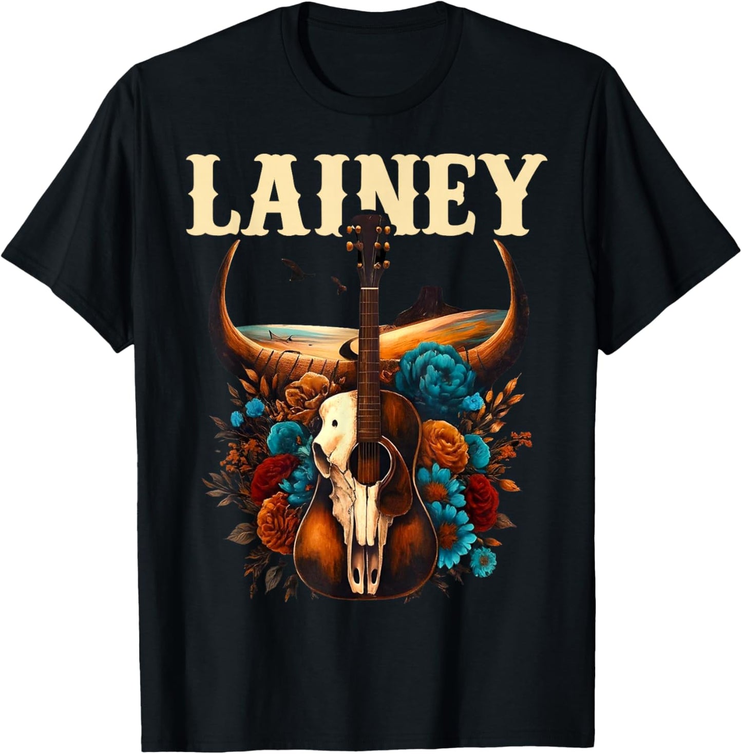 Retro Lainey Name Proud Gift Women Kid Boy Girl T-Shirt - T-Shirt | Black