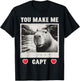 Valentines Day Capybara Selfie Make Me Capy Men Women Kids T-Shirt - T-Shirt | Black