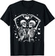 Funny Skeleton Love Gothic Valentine Heart Couple Men Women T-Shirt - T-Shirt | Black