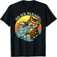 Abolish ICE Cat Anti-ICE Funny Retro T-Shirt - T-Shirt | Black
