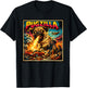 Retro Pugzilla Cute Pug Funny Youth Life from Dad Mom Meme T-Shirt - T-Shirt | Black