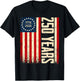 Flag Vintage 250 Years American 1776 2026 250th USA Birthday T-Shirt - T-Shirt | Black