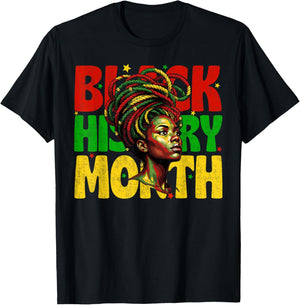 I Am Black History Girls History Month Juneteenth T-Shirt - T-Shirt | Black