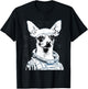 Space Dog Astronaut Chihuahua Funny Sci Fi Design T-Shirt - T-Shirt | Black