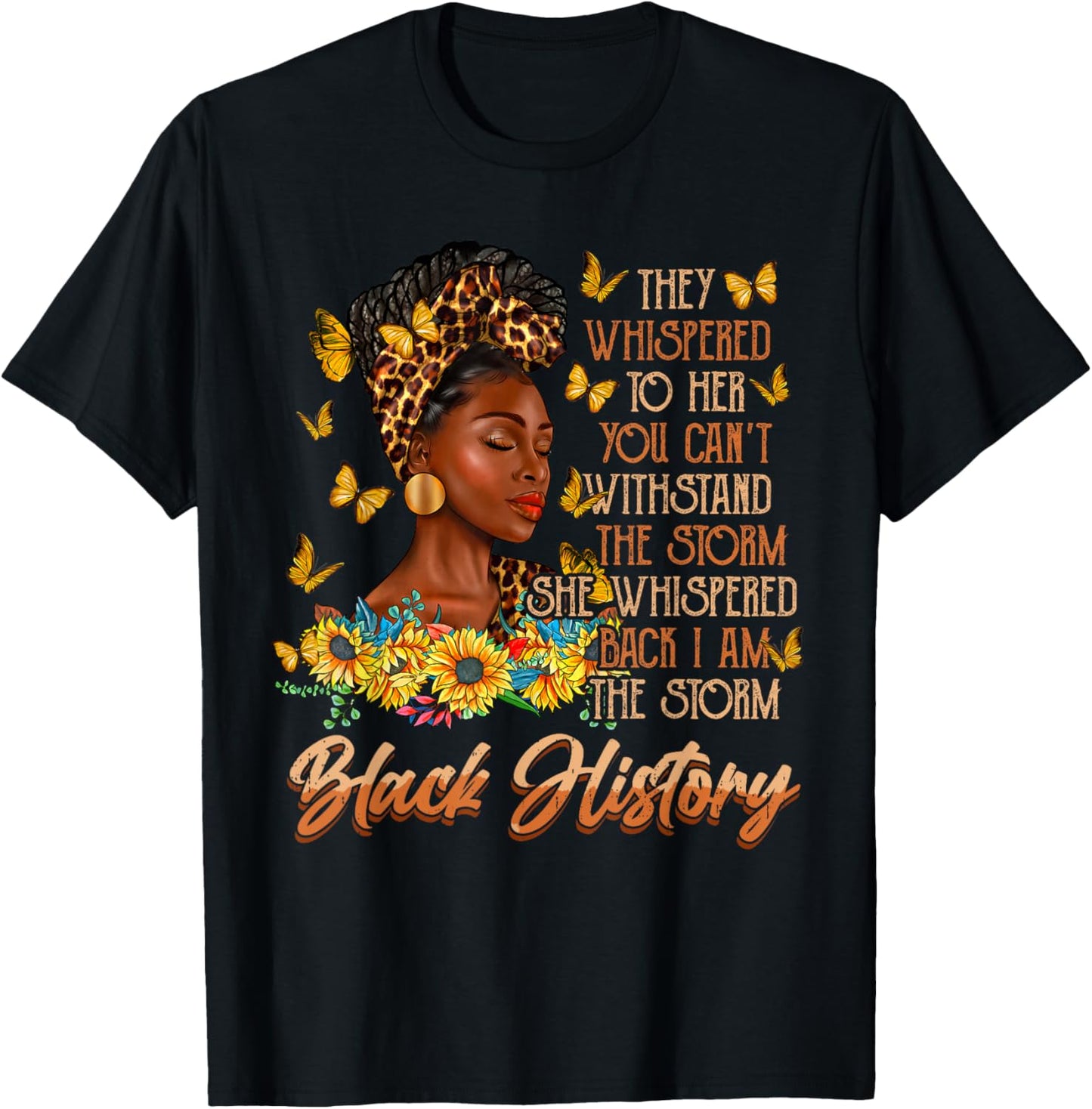 Storm Black History Month Women Melanin African Africa Queen T-Shirt - T-Shirt | Black