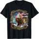 USA Independence 250th Anniversary 1776 2026 Patriotic Eagle T-Shirt - T-Shirt | Black