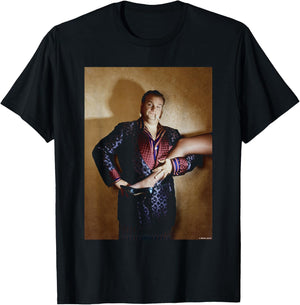 Comedian SNL Actor Chris Farley by Michael Grecco T-Shirt - T-Shirt | Black
