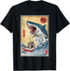 Hunting The Shark in Japan Japanese Vintage Anime T-Shirt - T-Shirt | Black