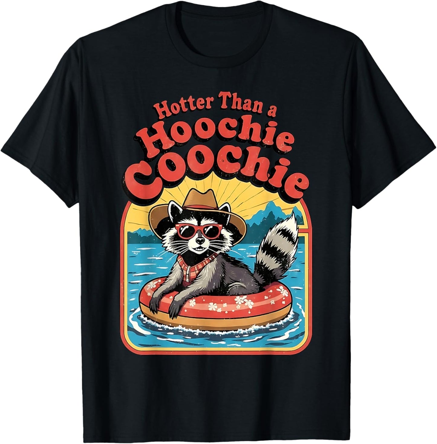 Funny Trash Panda Meme T-Shirt - T-Shirt | Black