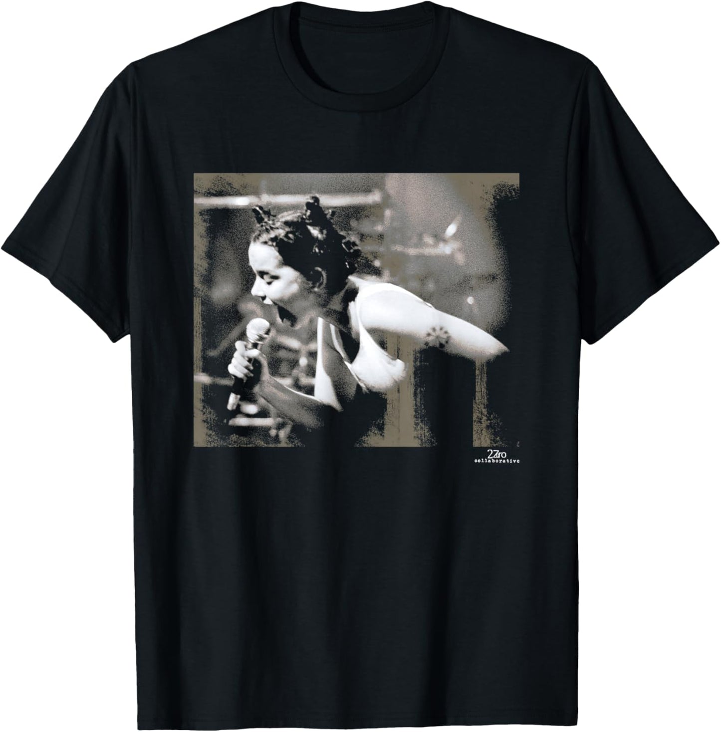 Bjork Live 1993 Debut Tour by Phil Nicholls T-Shirt - T-Shirt | Black