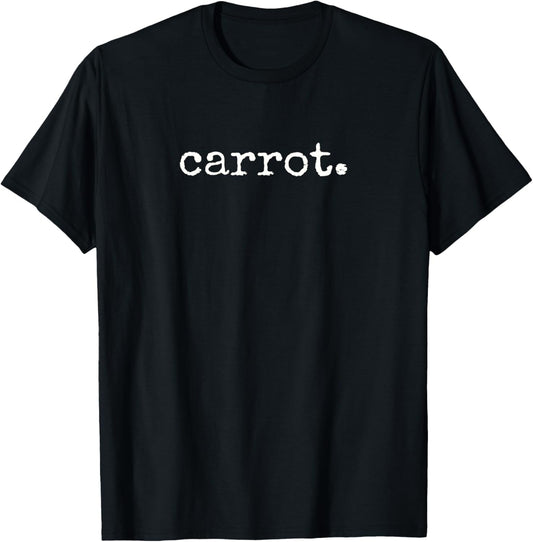 Carrot. T-Shirt - T-Shirt | Black