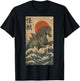 Horsezilla Horse Japanese Art Funny T-Shirt - T-Shirt | Black