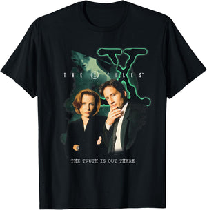 The X-Files Truth is Out There Alien Poster Retro 90's TV T-Shirt - T-Shirt | Black