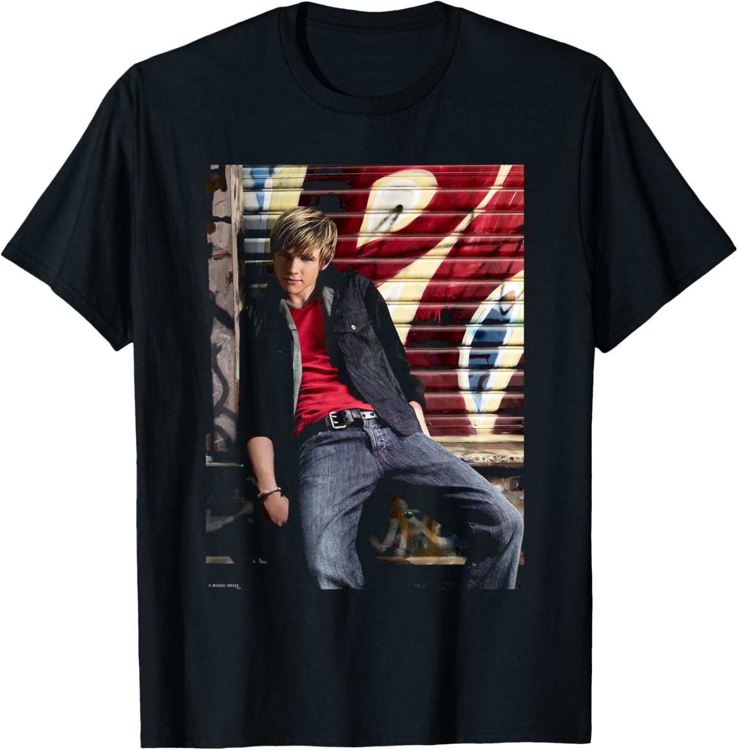 Jesse McCartney Beautiful Soul Songwriter Michael Grecco T-Shirt - T-Shirt | Black