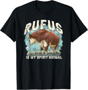 Rufus is My Spirit Animal T-Shirt - T-Shirt | Black