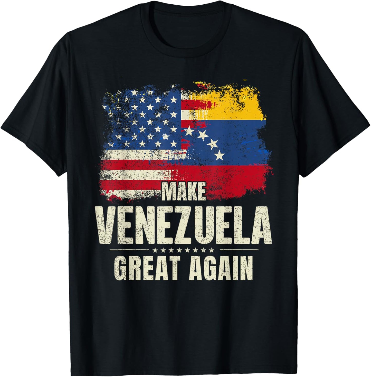 Make Venezuela Great Again T-Shirt - T-Shirt | Black
