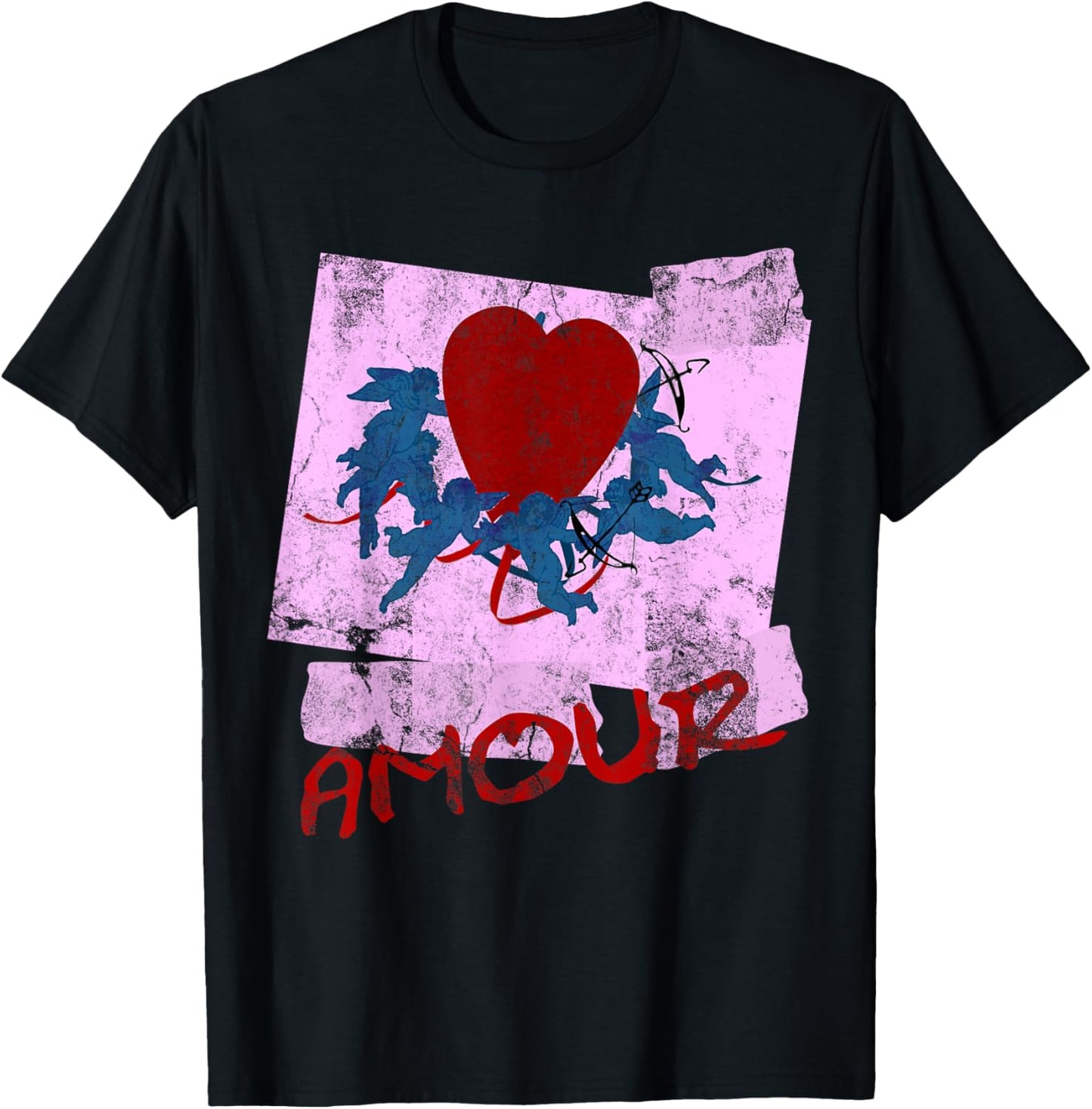 Amour Cherub Vintage Retro Beat It 1980s Love Dance Costume T-Shirt - T-Shirt | Black