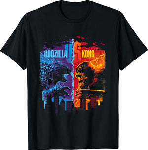 Monsterverse Godzilla Versus Kong Youth Officially Licensed T-Shirt - T-Shirt | Black