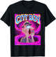 City Boy Brainrot Meme Reaction Loud Funny Cartoon T-Shirt - T-Shirt | Black