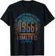 Vintage 1966 Limited Edition Shirt 60 Year Old 60th Birthday T-Shirt - T-Shirt | Black