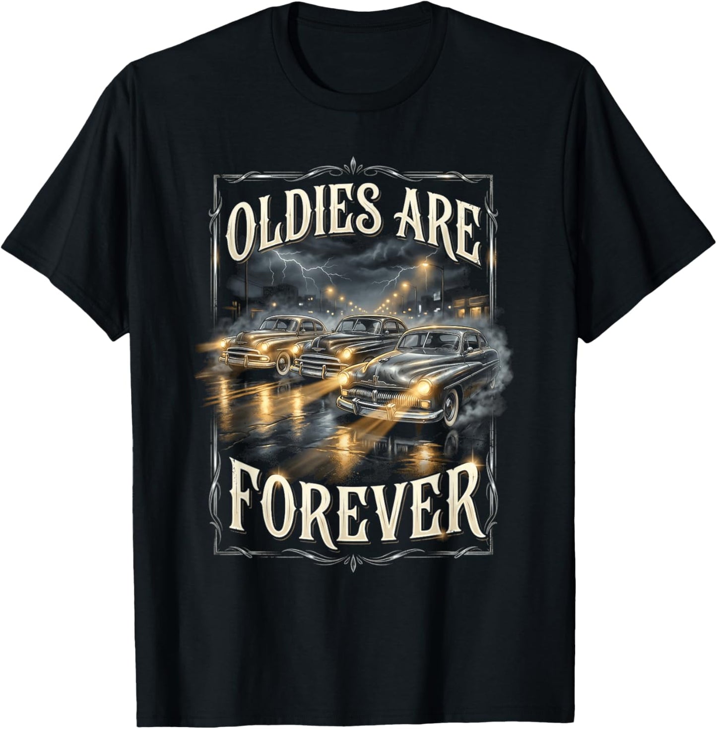 Car Hot Rod Vintage Vehicle T-Shirt - T-Shirt | Black