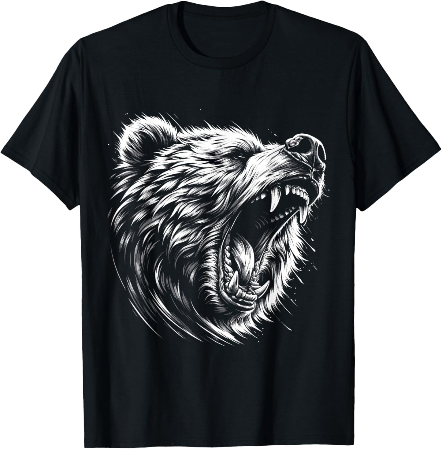 Grizzly Bear T-Shirt - T-Shirt | Black
