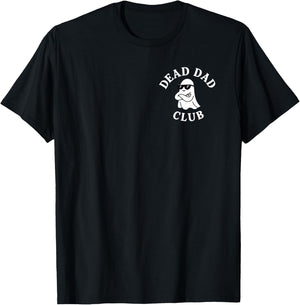 (2 SIDED) Halloween Ghost Tell My Dad What's He Gonna Do? T-Shirt - T-Shirt | Black