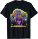Coquette Bow Tree Beads Mardi Gras New Orleans Fleur De Lis T-Shirt - T-Shirt | Black