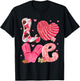 Concha Love Valentine's Day Mexican Sweet Pan Dulce Lover T-Shirt - T-Shirt | Black