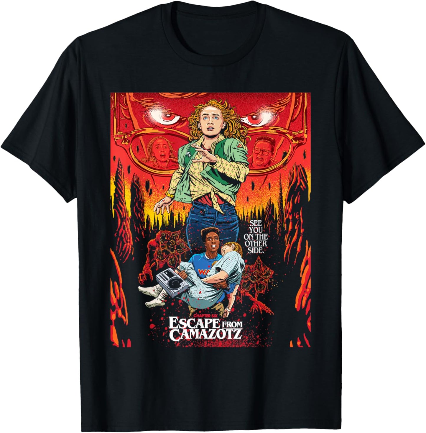 Stranger Things Season 5 x Butcher Billy Escape Camazotz T-Shirt - T-Shirt | Black