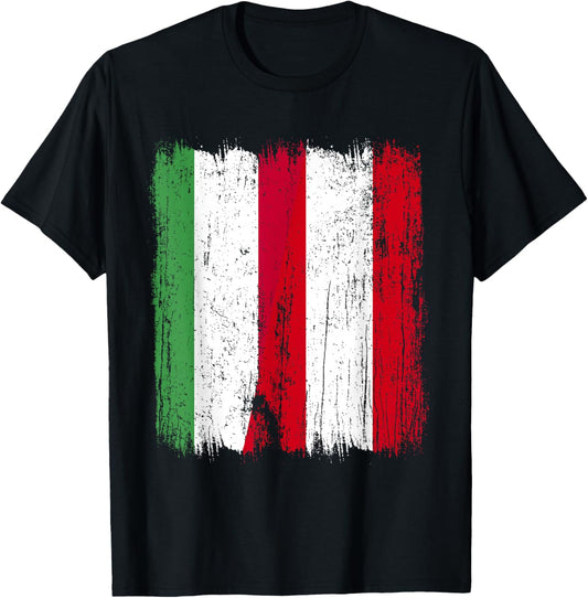 Hungary Austria Half Flag Hungarian Austrian Heritage T-Shirt - T-Shirt | Black