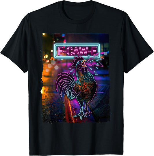 Quote Rooster Meme Humor T-Shirt - T-Shirt | Black